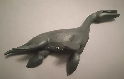 Original 1950s/60s Marx Plastic Dinosaur Prehistoric Silver Kronosaurus • $19.95