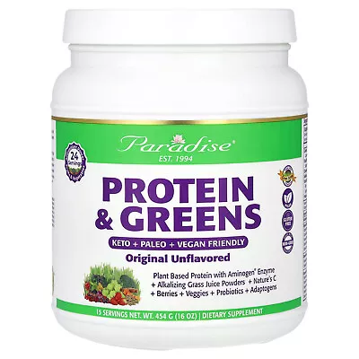 Protein & Greens Original Unflavored 16 Oz (454 G) • $29.49