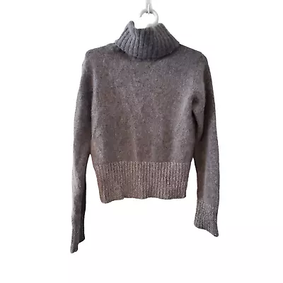 Hennes Sweater Womens Size Small Gray Turtleneck Angora Wool • $27.97