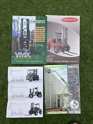 Job Lot Farming Fork Lift-platform Machinery Brochures  X 4AgrimacHustlernifty • £7.99