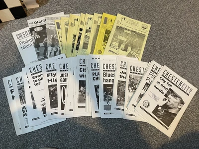 £2.99 • Buy COLLECTION JOB LOT OF 44 CHESTER CITY FC FANZINES/NEWSLETTERS 1990’s