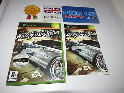 XBOX ORIGINAL NEED FOR SPEED MOST WANTED  Uk Tracked Delivery • £12.99