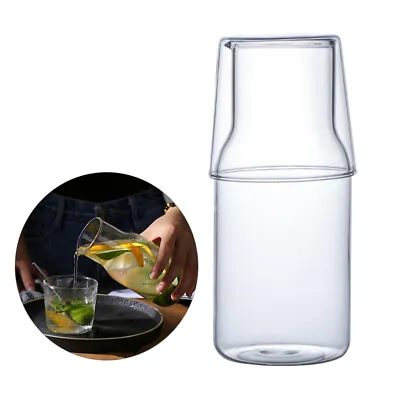 And Cup Clear Glass Cups Tumblers Bedside Water Bottle Japanese-style • £14.15