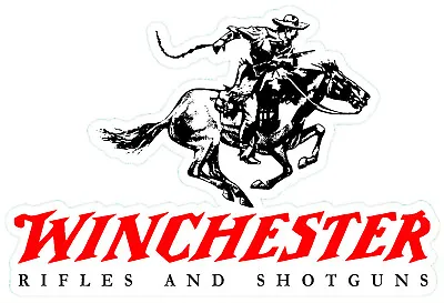 Winchester Decal Sticker 3m Usa Window Car Firearm Gun Rifle Piston Hunting • $8.99