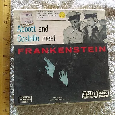 Abbott And Costello Meet Frankenstein 8MM Complete Edition Castle Films No. 849 • $19.99