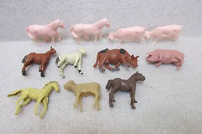 11 O Scale Horses Cows Pig & Lamb • $3.89