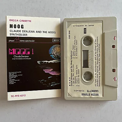 $9.95 • Buy Moog! Claude Denjean And The Moog Synthesizer ~ CLAUDE DENJEAN Cassette