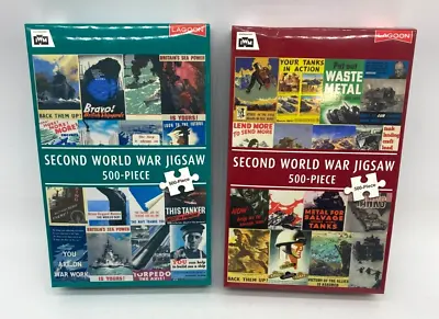 Second World War 500 Piece Jigsaw Puzzle 2 Designs To Choose From YJN001 NG • £9.50