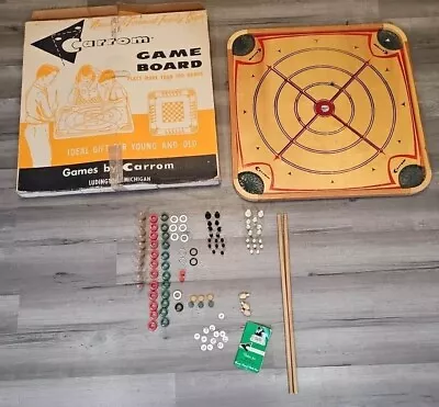 Carrom Industries Inc Game Board #166 Vtg Read Description • $99.95