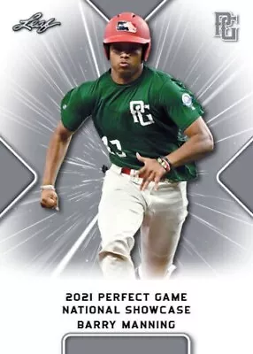  Mint  Barry Manning 2021 Leaf Perfect Game All-american Rookie Card #119 • $9.95