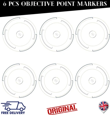 £8.99 • Buy 6 Pcs Objective Point Markers Compatible With Wargame, Warhammer 40k Bullseye