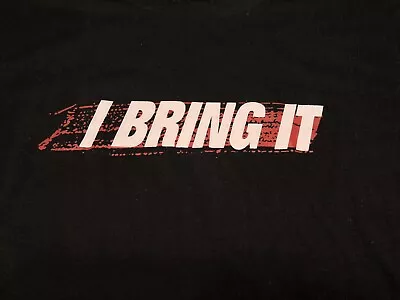 RARE WWE The Rock I Bring It T-Shirt Shirt Dwayne Johnson Large Medium WWF WCW • $30