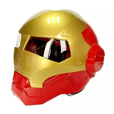 Masei Personalize Vintage Skull Motorcyclce Full Face Helmet Flip Up Helmets DOT • $132.99