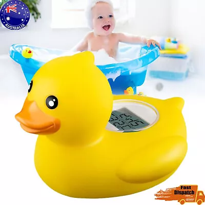 Baby Bath Water Thermometer Duck Digital Room Shower LED Bathtub Alarm Timer AU • $16.20