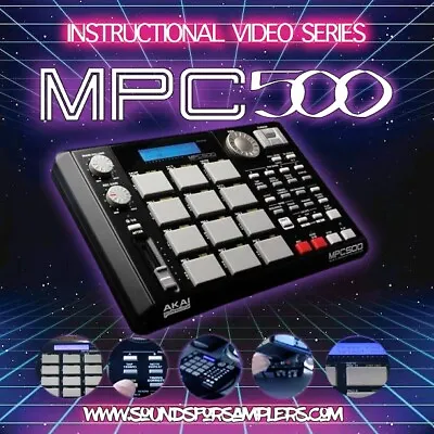 Akai MPC500 Instructional DVD Tutorial • $59