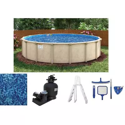 Surfside 18' Round 52  Steel Above Ground Pool Package • $3499.95