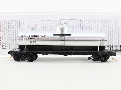 N Scale Micro-Trains MTL 06500970 US Navy 39' Single Dome Tank Car #T-102 • $34.95