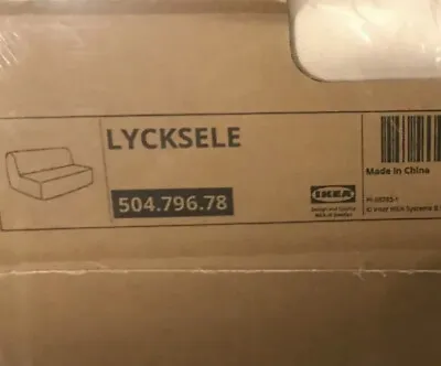 Ikea LYCKSELE Cover For 2-seat Sofa-bed Ransta Natural504.796.78 • £85