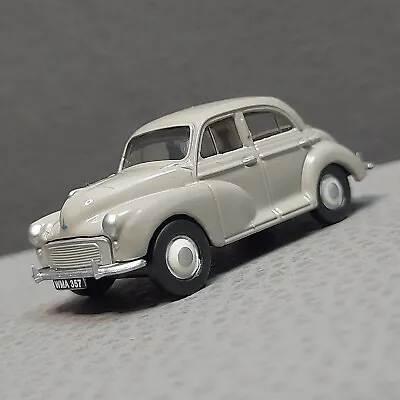 Morris Minor 4 Door Saloon Beige Metal Car OO Gauge 1:76 Scale Boxed Classix • $24.85