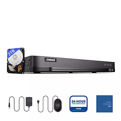 ANNKE 4K 16 Channel DVR Video Recorder For CCTV Security Camera System • $299.49
