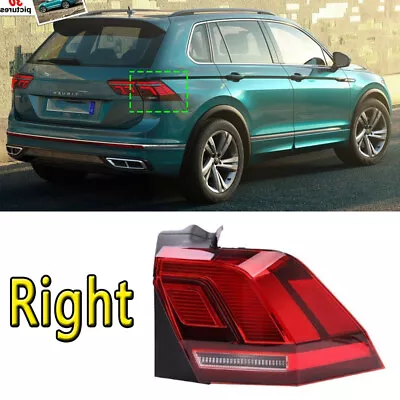 For VW Volkswagen Tiguan 2017 2018-2021 Right Side Outside Rear Tail Light Lamp • $89