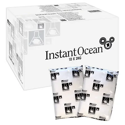 Instant Ocean Marine Salt 2kg Bags 20kg Box Aquarium Systems Trace Elements Tank • £228.75