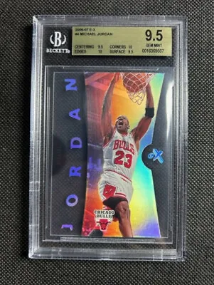 2006-07 Fleer EX Michael Jordan #4 BGS 9.5++ TRUE GEM MINT Chicago Bulls HOF • $999.95