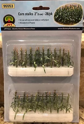 Jtt Scenery 95553 Corn Stalks O-scale 2  High   28 Per Package  Jtt95553 • $8.75