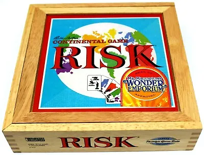 RISK Continental Game 2003 Nostalgia Game Series In Wooden Box 41631 Parker • $26.99