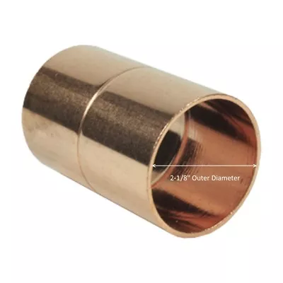 2  Inch Coupling With Rolled Stop CxC • $5.79