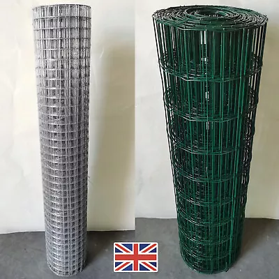 Galvanised Welded Wire Mesh Garden Pet Dog Cat Bird Aviary Rabbit Hutch Fencing • £40.70