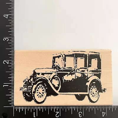 Stampers Anonymous Tim Holtz Antique Car P5-1089 Wood Mounted Rubber Stamp • $12.79