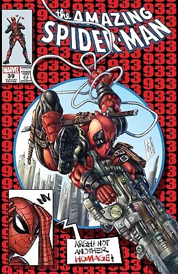 Amazing Spider-man #39 Alan Quah Deadpool Homage Mcfarlane 300 Trade Variant-a • $29.99