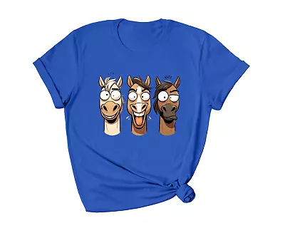 Funny Horses Trending Sarcasm Funny Horse Lover Animal Lover Tee/ Tshirt • £22.29