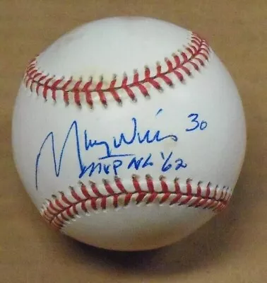 Maury Wills Single Signed Rawlings Baseball W/Inscription SGC COA • $44.95