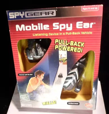 New Wild Planet Spy Gear Mobile Spy Ear 2-piece Listening Device Pull-back Nip • $19.95
