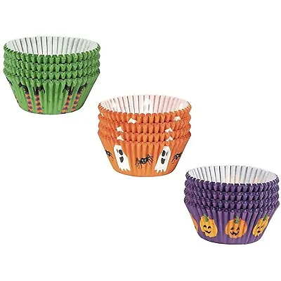 $8.99 • Buy 300 Pack Halloween Cupcake Liners Pumpkin Ghost Spider Wrappers For Party Décor