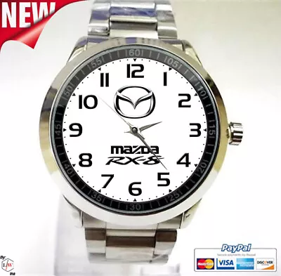 Mazda RX 8 Logo Custom Sport Metal Watch • $21.99