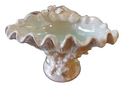 Vtg Norcrest Shell Pedestal Lusterware Ceramic Soap Dish Bath Decor Japan • $106.25