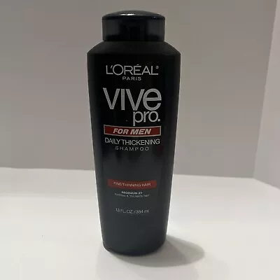 Loreal Vive Pro For Men Daily Thickening Shampoo 13fl Oz Regenium-XY HTF New • $63.74