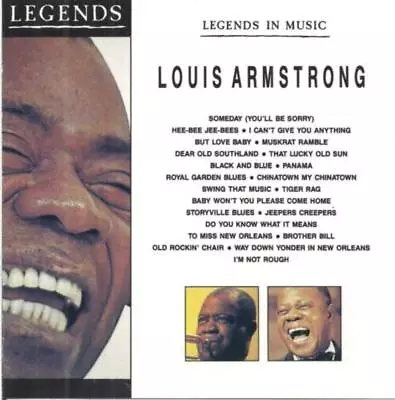 Louis Armstrong - Legends In Music Louis Armstrong CD Top-quality • £1.92