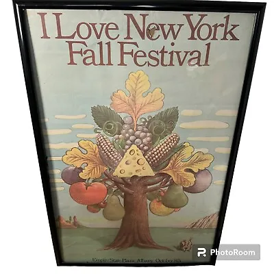 VTG Original I Love New York Fall Festival Poster Milton Glaser 1980s • $100