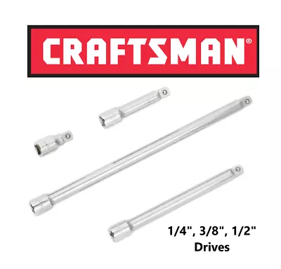 Craftsman Socket Extension Bar 1/4  3/8  Or 1/2  In. Drive-NEW- Choose Size • $8.95