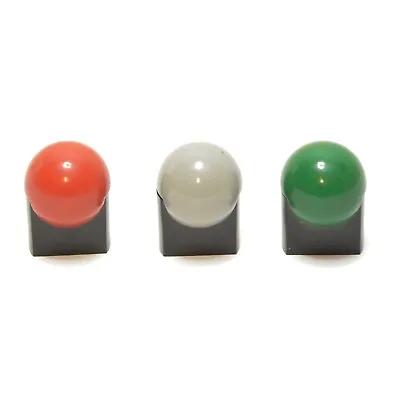 Round Ball Drawer Knob Cabinet Pull Handle Red Gray Green Mid-Century Modern • $3.73