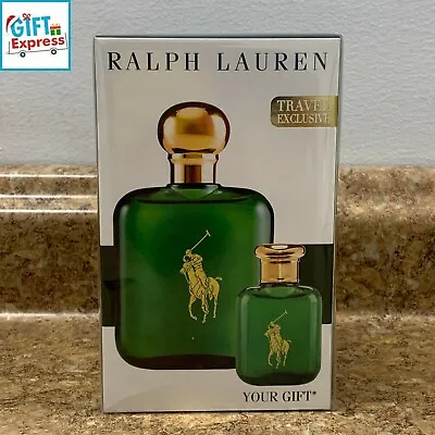 $74.99 • Buy Ralph Lauren Polo Green Men 2 PCS Cologne Gift SET (4.0 EDT SP + 0.50 EDT)
