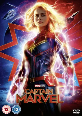 Captain Marvel DVD (2019) Brie Larson Boden (DIR) Cert 12 Fast And FREE P & P • £2.30