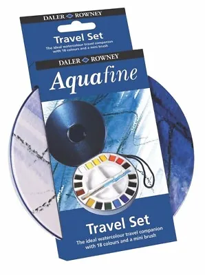 Daler Rowney Aquafine Watercolour Travel Set 131900030 • £15.99