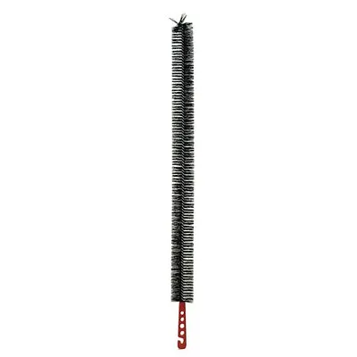 Long Radiator Brush 43 CM Long Brush X 6 CM Diameter Flexible Black Bristles • £6.25