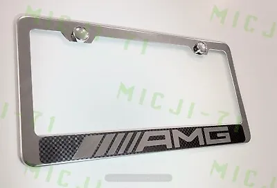 AMG Mercedes Benz Stainless Steel License Plate Frame Holder Rust Free • $12.99