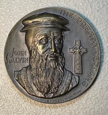 The Presbyterian Church  '71 Medallic Art Religions Large Bronze  .75  1.9 Oz • $27.50